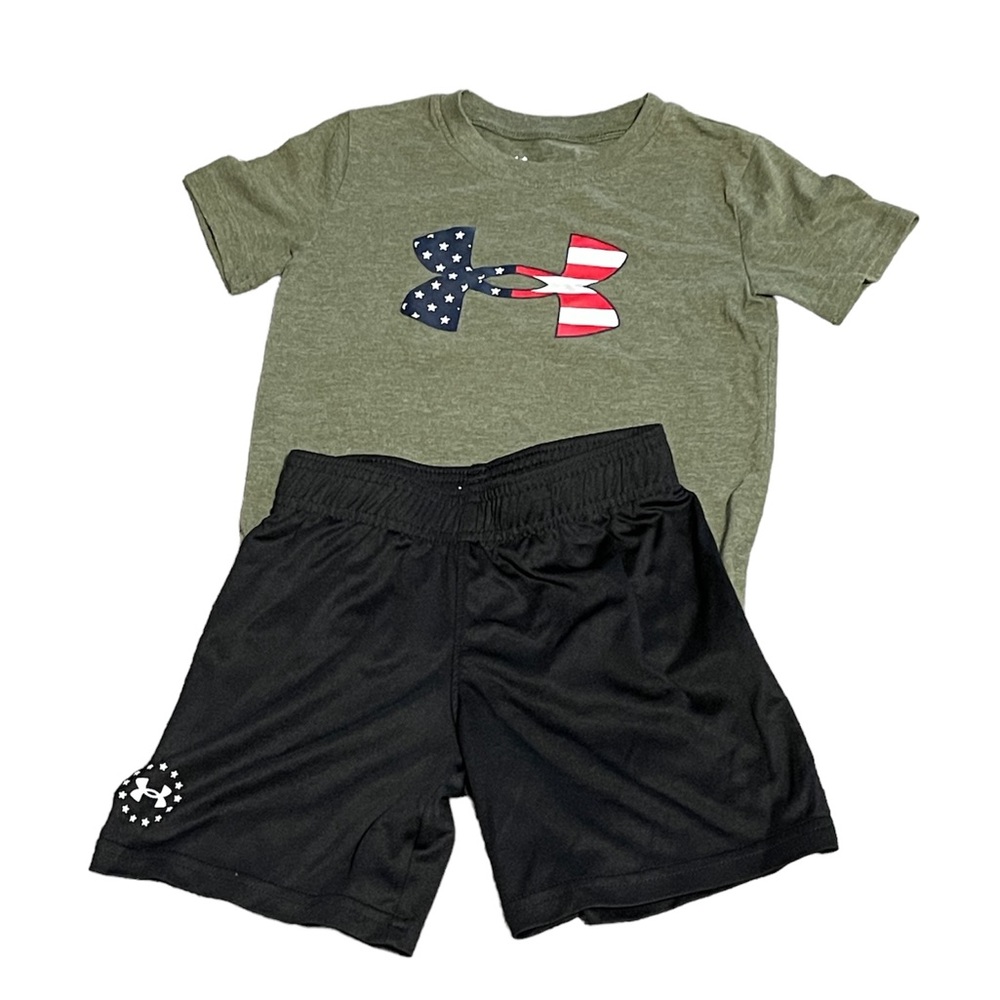 Kids under armour short set 4